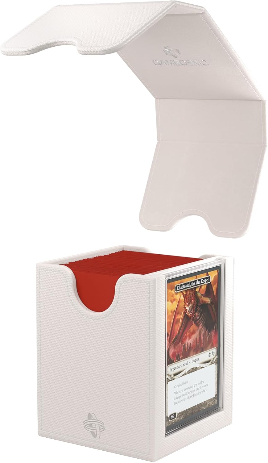 Gamegenic Squire Plus 100+ XL White Commander Deck Box für Magic: The Gathering