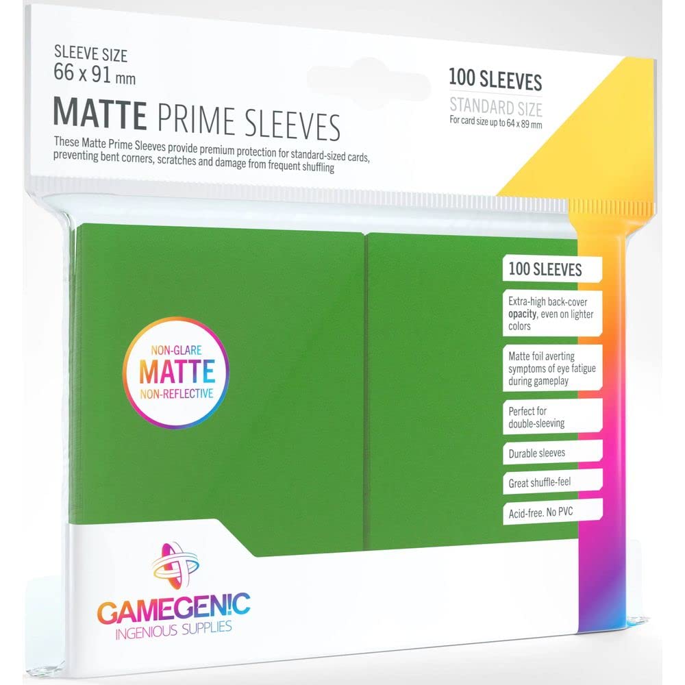 Gamegenic Matte Prime Sleeves (100er-Pack) – Premium-Schutz für Kartenspiele