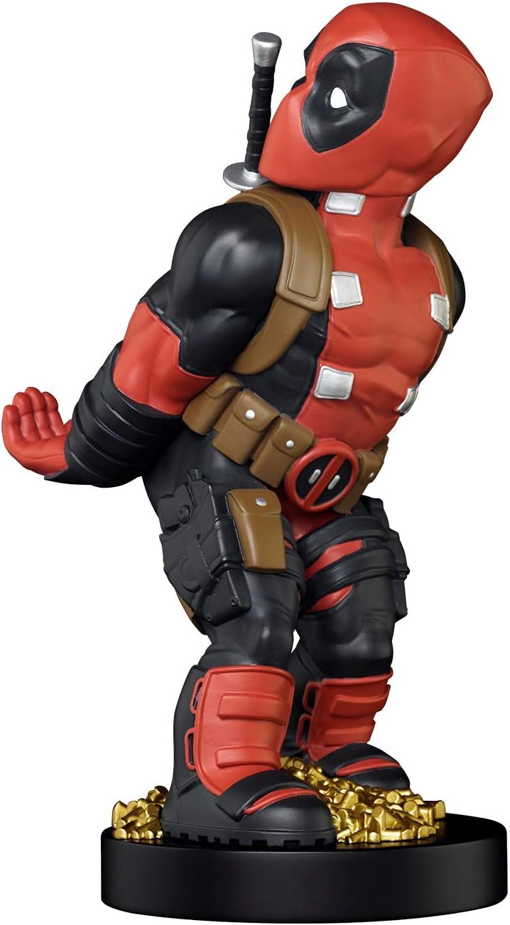 Marvel Deadpool Rückansicht Cable Guy – Controller- und Telefonhalterung mit Ladekabel