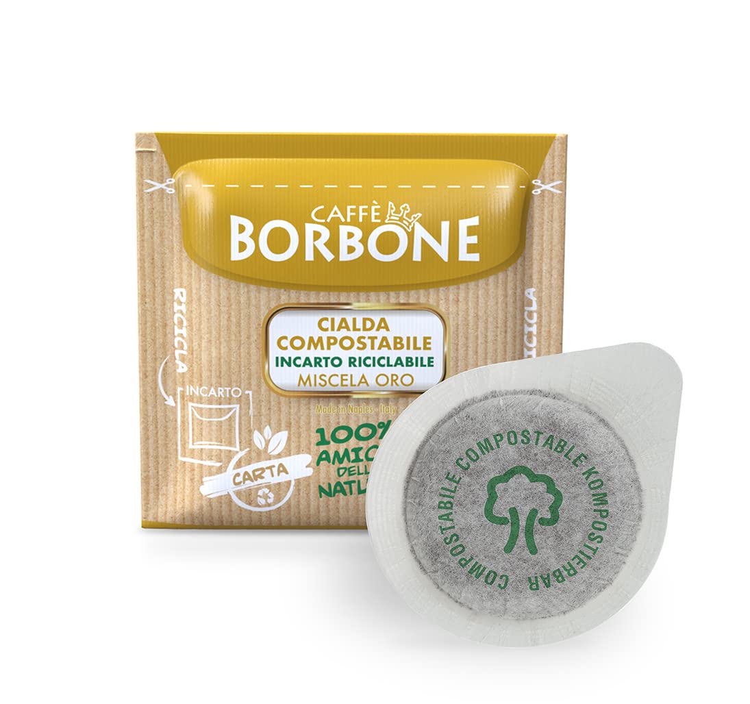 Caffè Borbone Gold Kaffeemischung – 150 kompostierbare ESE-Pads (44 mm)