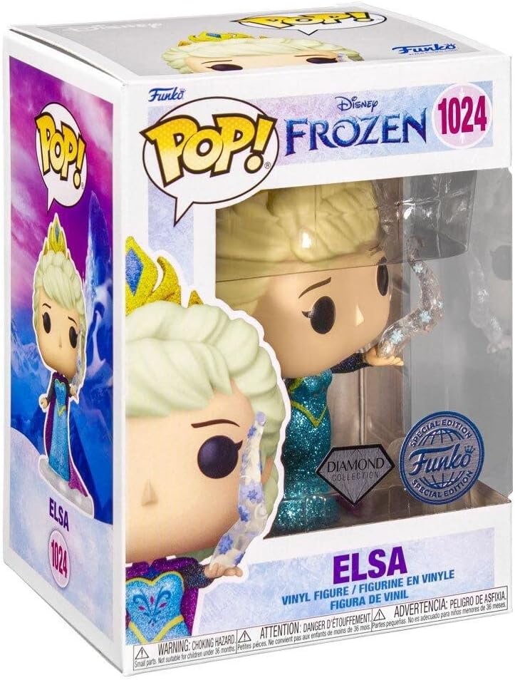 Funko Pop! Disney Ultimate Princess - Elsa Diamond Glitter Vinyl Figur (66647)