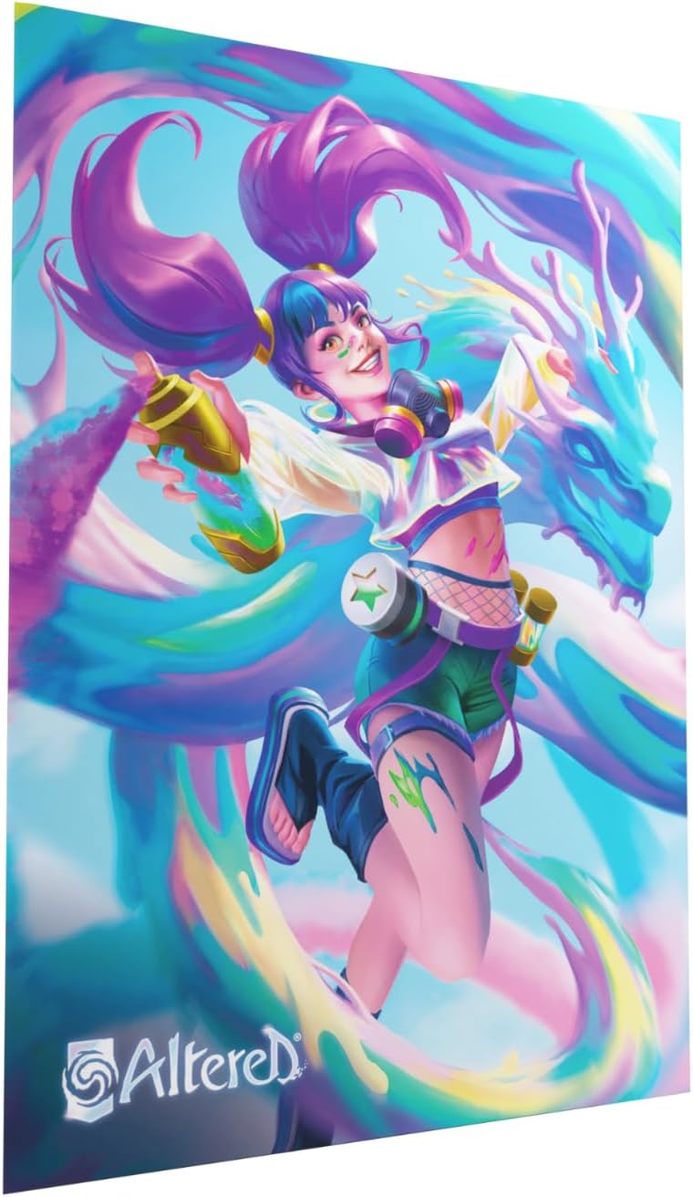 Gamegenic Altered Nevenka Art Sleeves – Grau – 50er-Pack