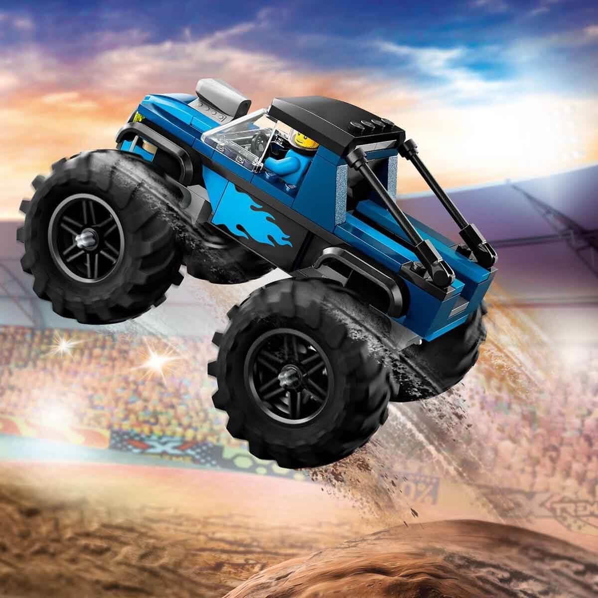 LEGO City Blauer Monstertruck 60402 – Bauset mit Fahrer-Minifigur für Kinder ab 5 Jahren