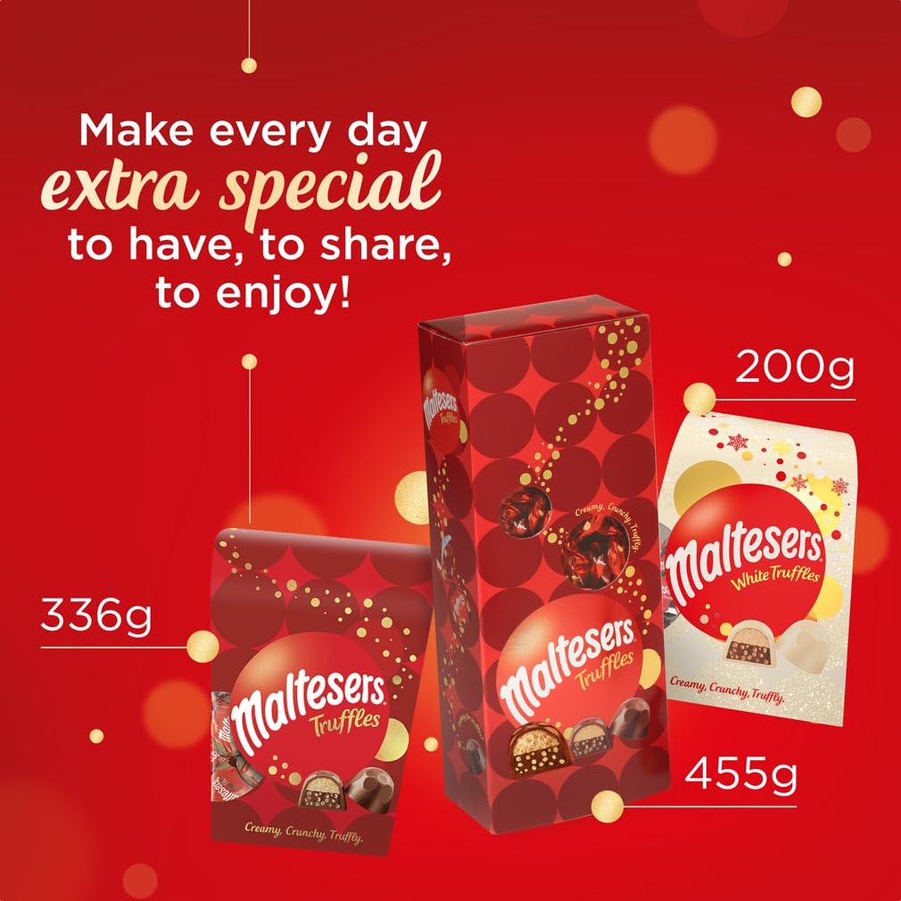Maltesers Weiße Schokoladentrüffel Geschenkbox, 200g