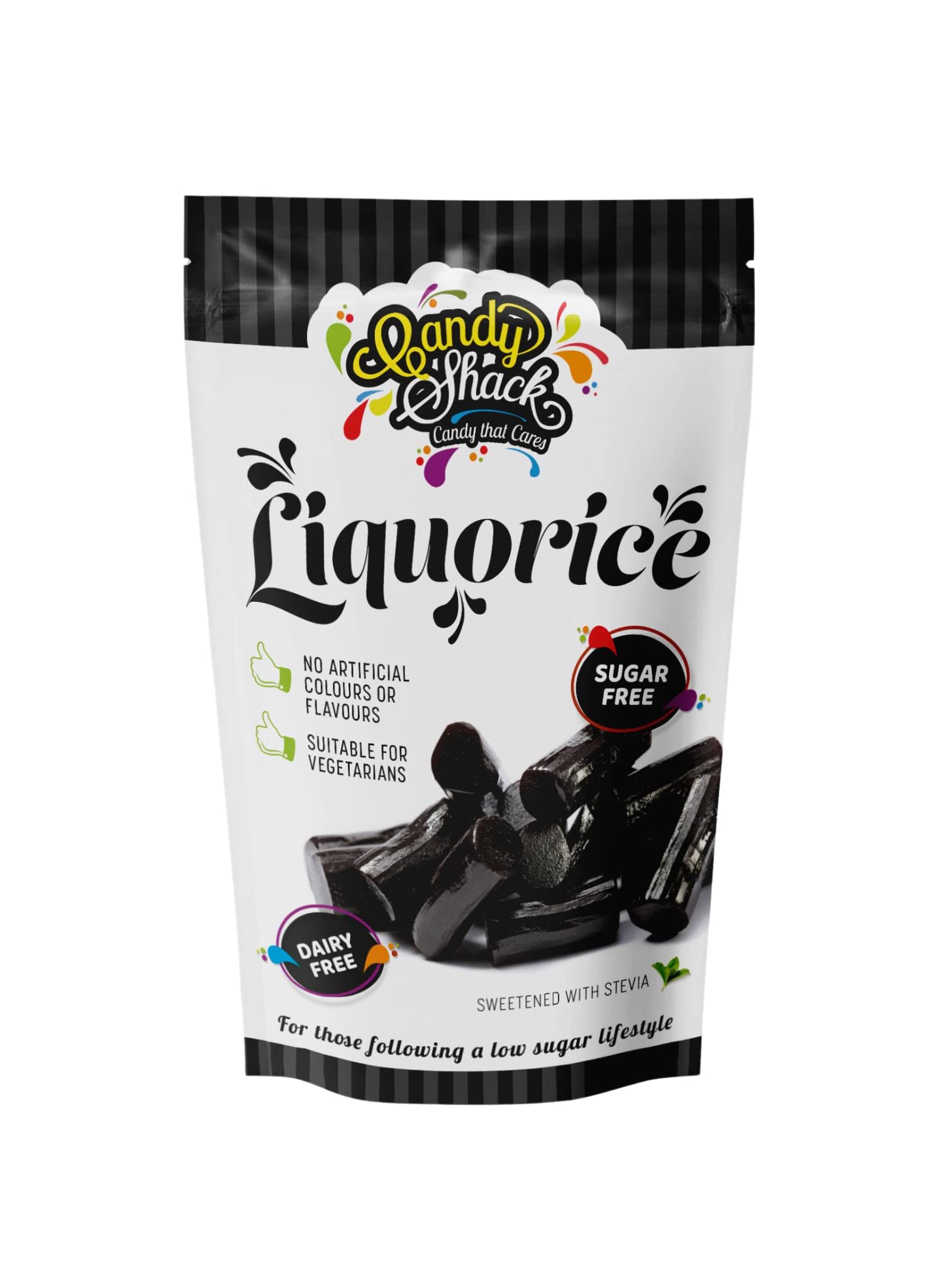 Candy Shack – Zuckerfreie Lakritze, 120 g