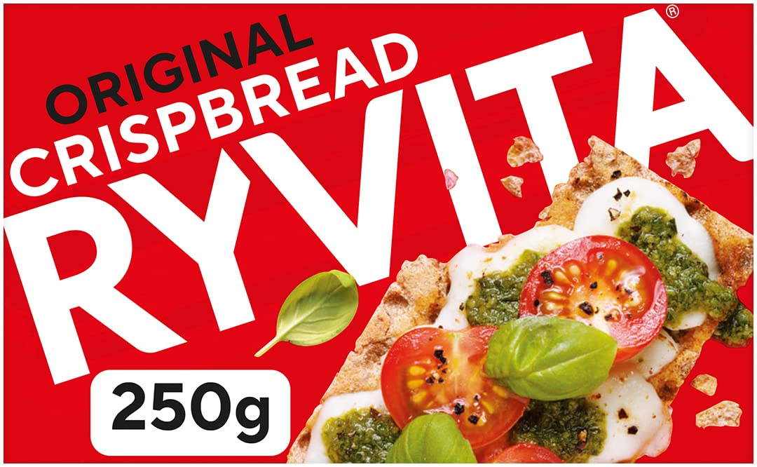 Ryvita Original Roggenknäckebrot, fettarm, ballaststoffreich, 250 g