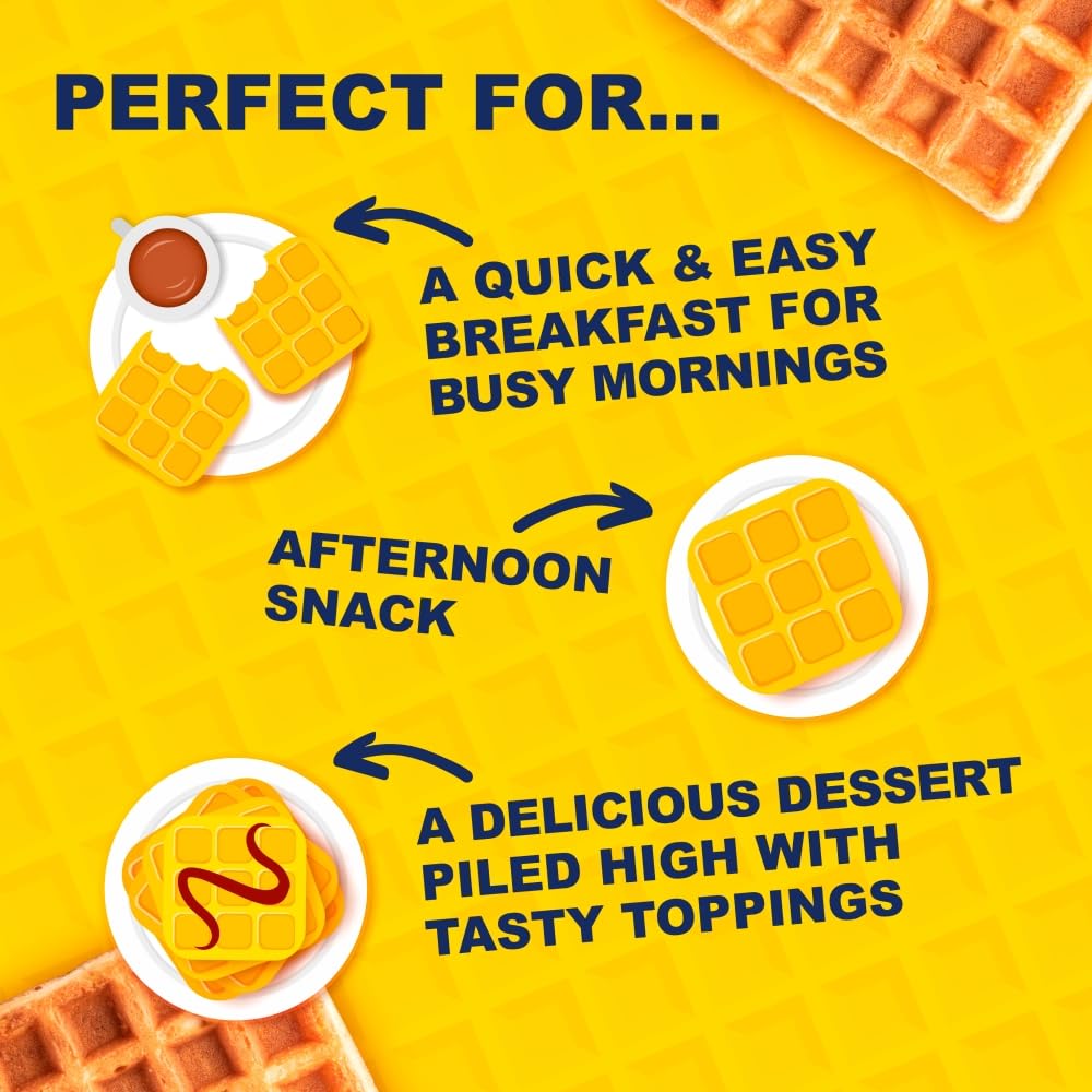 McVitie's Toasting Waffles, 8 x 28 g Waffeln pro Packung (1er Pack)