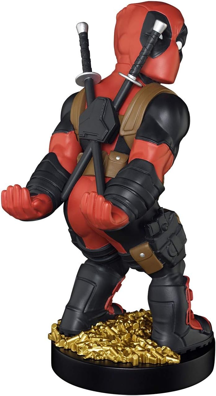 Marvel Deadpool Rückansicht Cable Guy – Controller- und Telefonhalterung mit Ladekabel