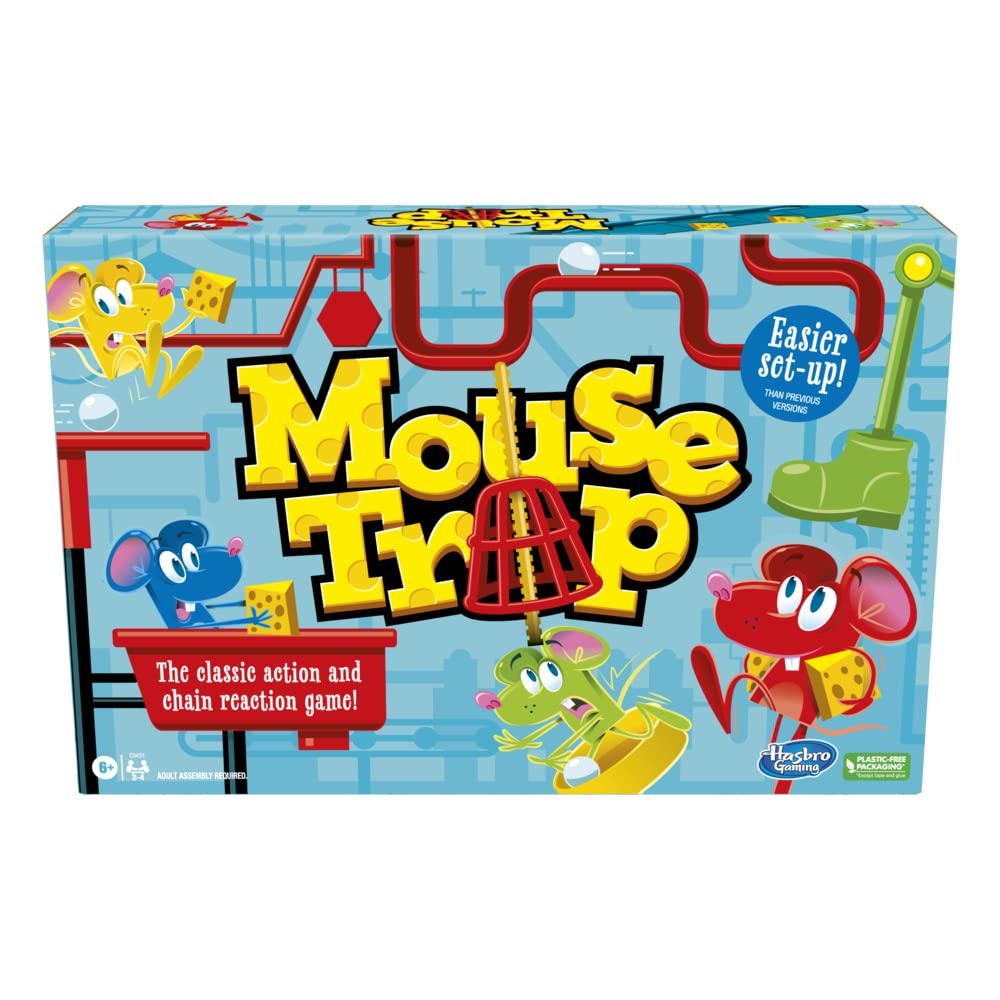 Hasbro Gaming Mausefalle-Brettspiel für Kinder ab 6 Jahren
