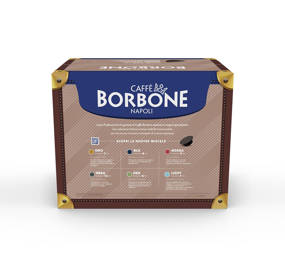 Caffè Borbone Don Carlo Blue Kaffeemischung – 100 Kapseln für Lavazza A Modo Mio Maschinen
