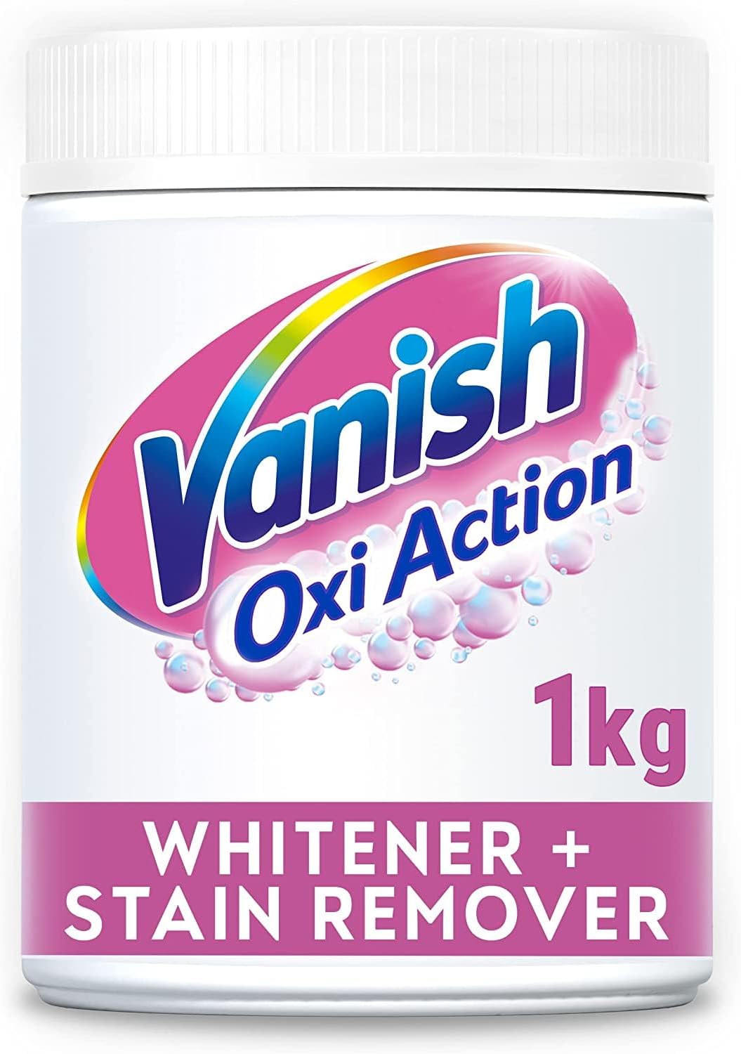 Vanish Oxi Action Weißmacher- und Fleckenentfernerpulver für Weißes, 1 kg