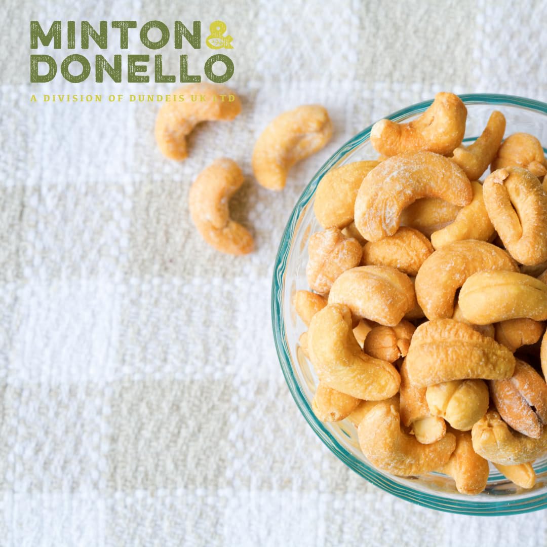 Minton & Donello Geröstete und gesalzene Cashewnüsse, 500-g-Packung