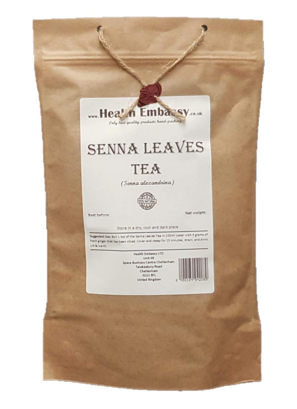 Health Embassy Sennesblättertee (Senna alexandrina) – 50 g Kräutertee