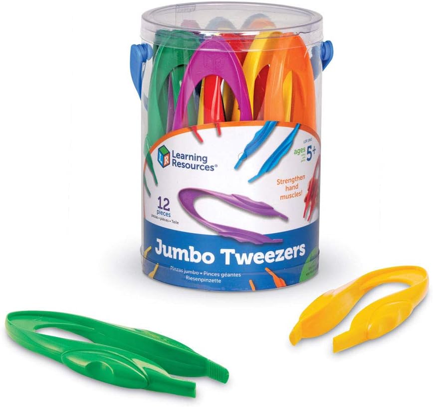 Learning Resources Jumbo-Pinzette – Pädagogisches Feinmotorik-Spielzeug für Kinder im Alter von 5–9 Jahren