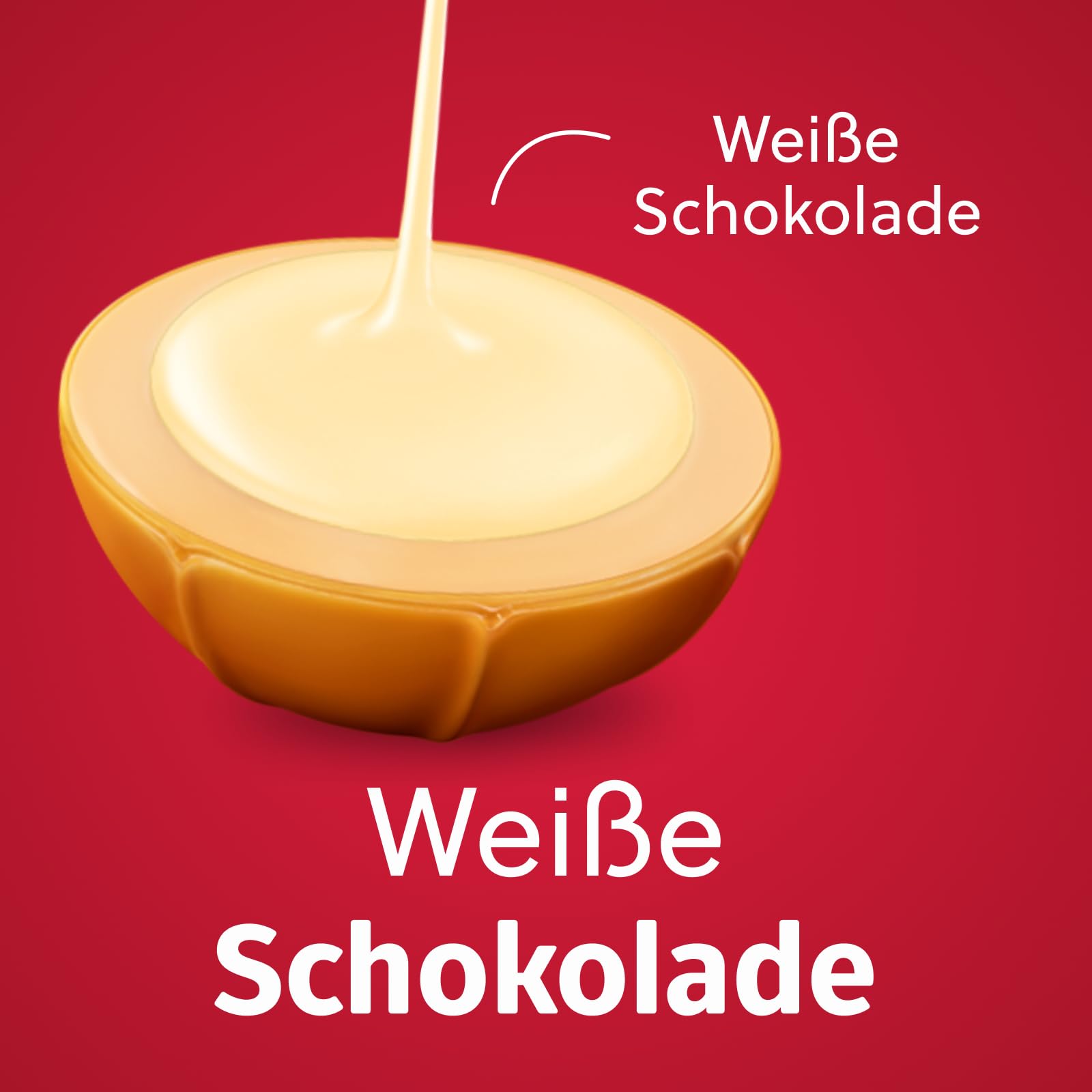 Toffifee Weiße Schokolade Kaubonbons mit Haselnuss und zarter weißer Schokolade - 15 Stück