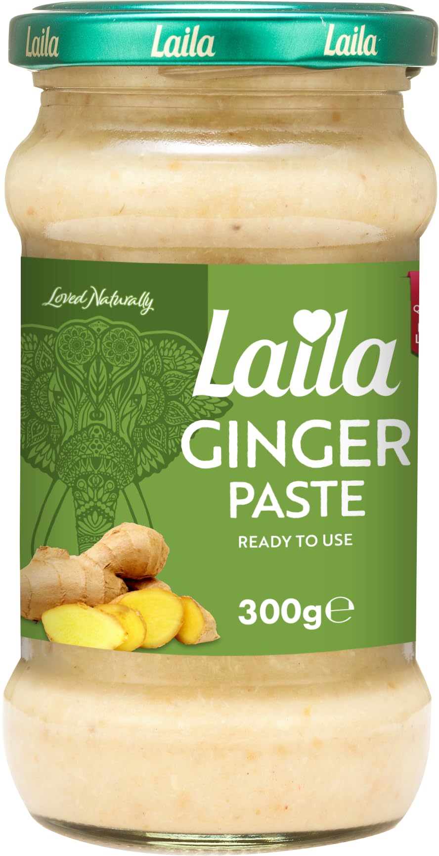 LAILA Ingwerpaste 300g - Kochpaste für Currys, Marinaden & Pfannengerichte