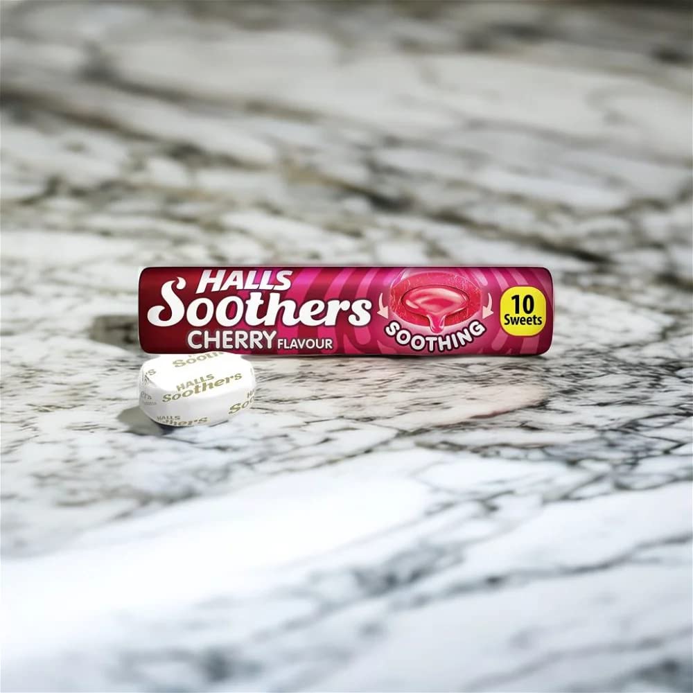 Halls Soothers Bonbons mit echtem Kirschsaft, 45 g