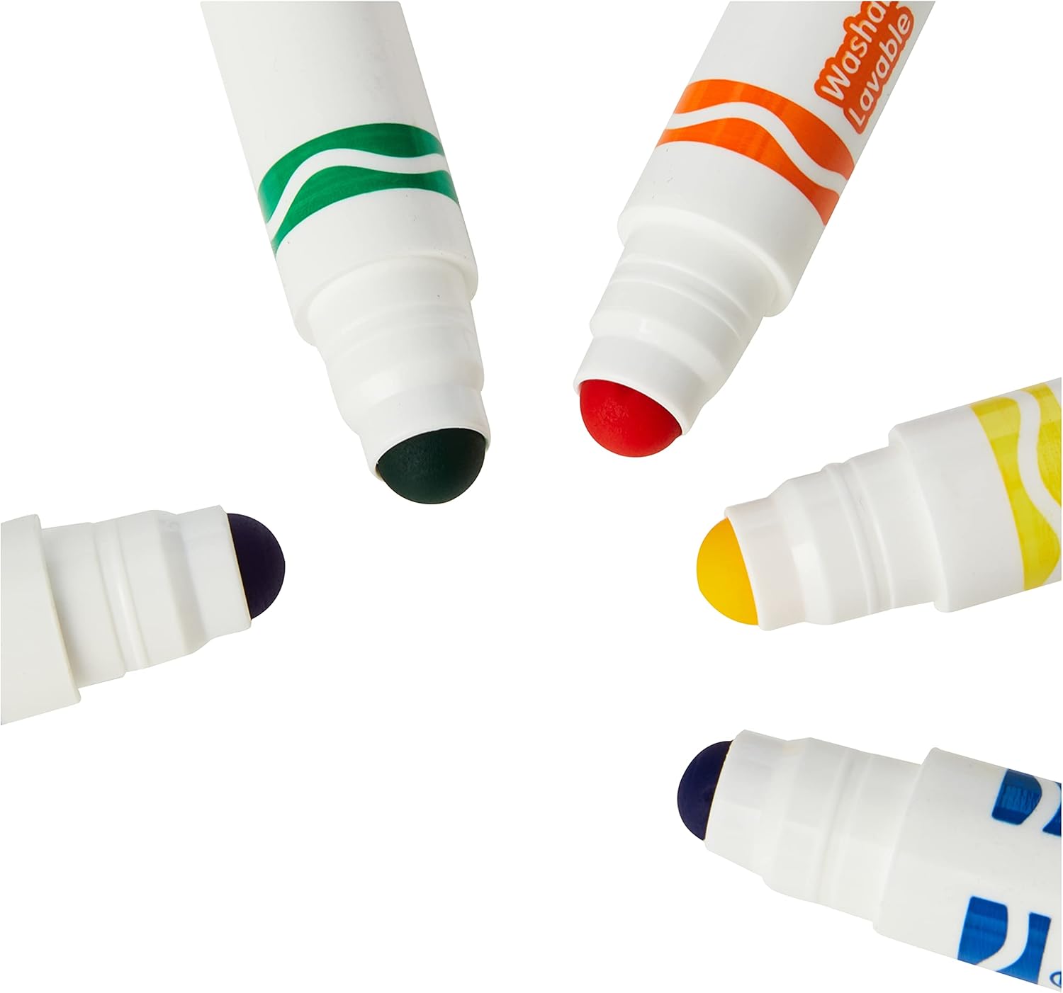 CRAYOLA Meine ersten abwaschbaren Marker – griffig für Kleinkinder ab 1 Jahr