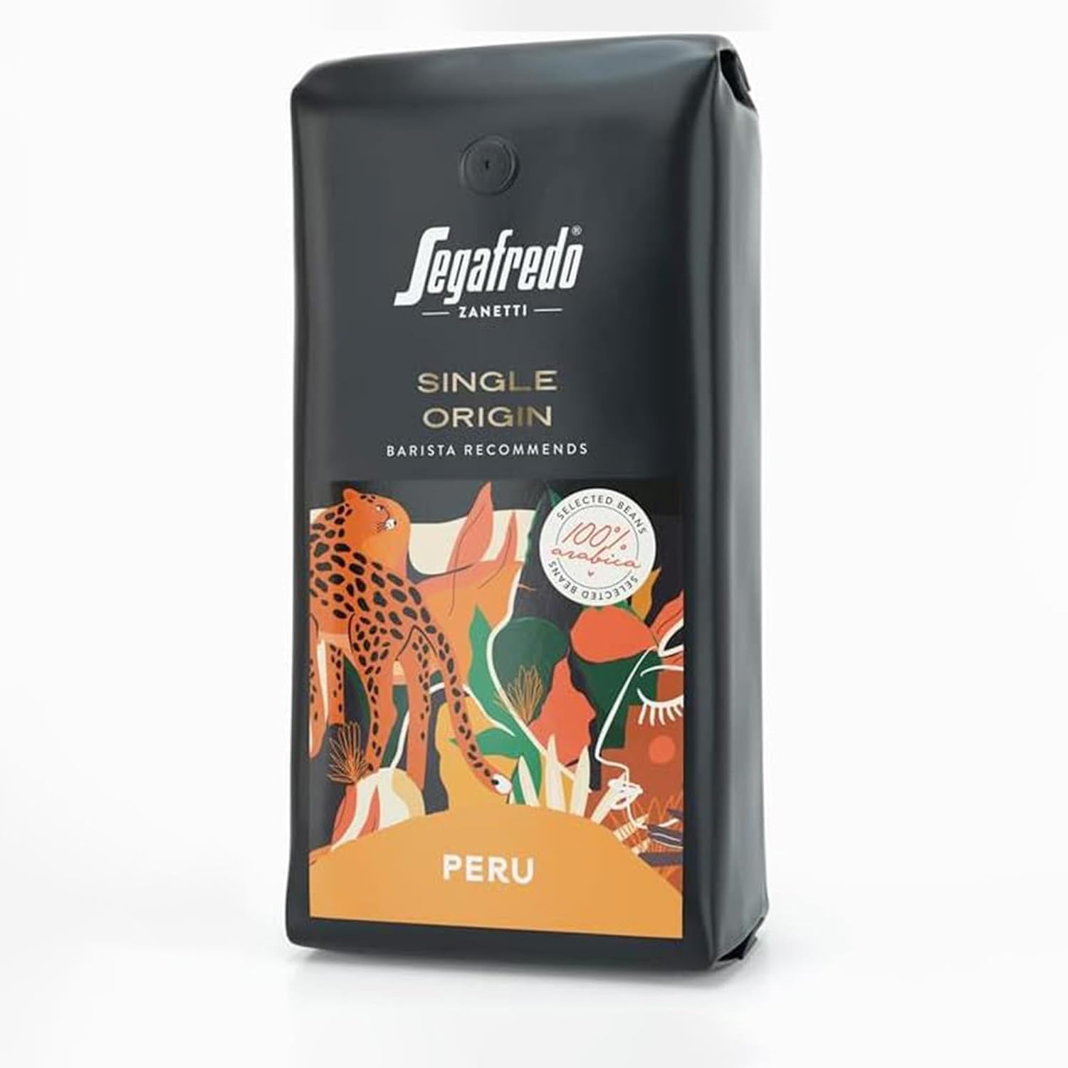 Segafredo Zanetti Single Origin Perù 100 % Arabica-Kaffeebohnen – 1 kg ganze Bohne