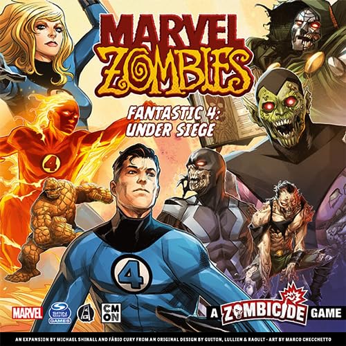 CMON Marvel Zombies: Fantastic 4 Under Siege Miniatures Brettspiel (CMNMZB004)