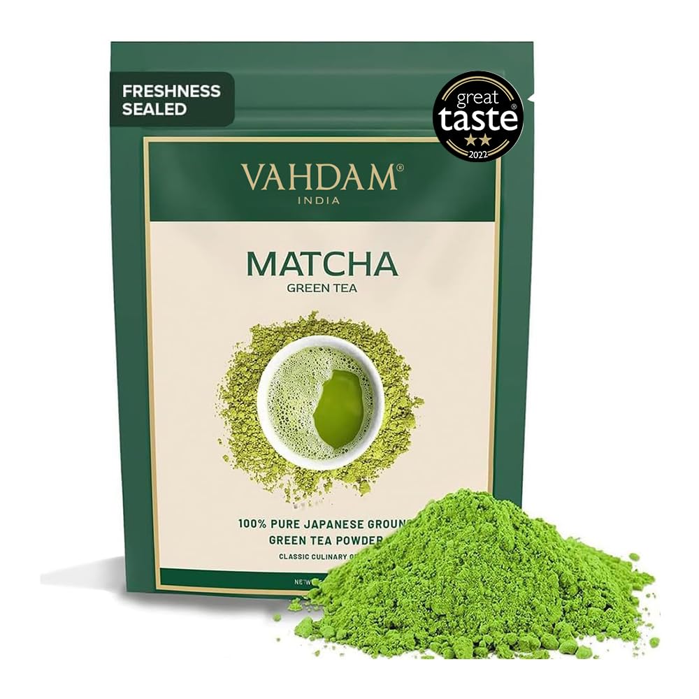 VAHDAM Matcha-Grünteepulver (25 g) – Authentische japanische kulinarische Qualität