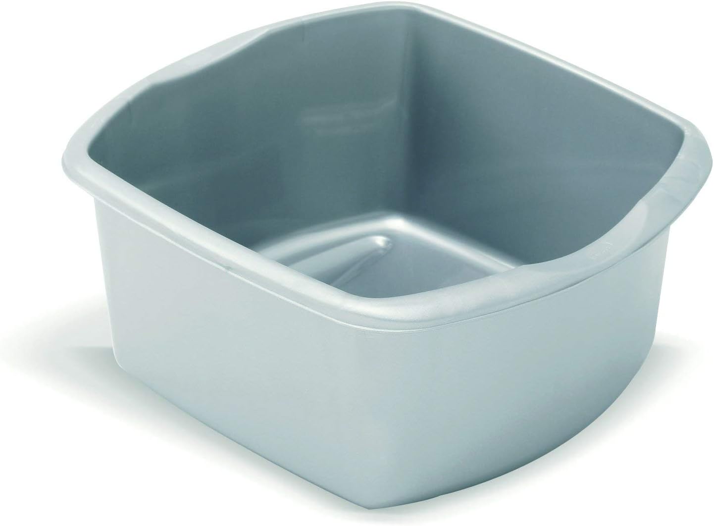 Addis 8L Kleine rechteckige Schüssel, Metallic-Silber