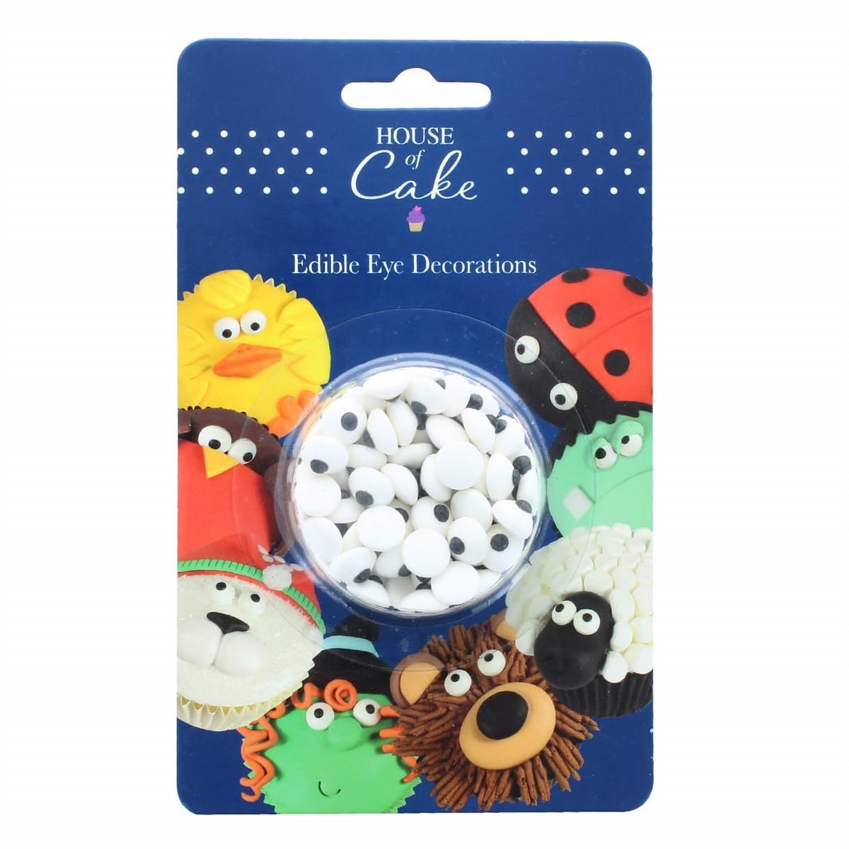 House of Cake Essbare Zuckeraugen – Kuchendekorationen für Tiere, Monster, Halloween-Leckereien