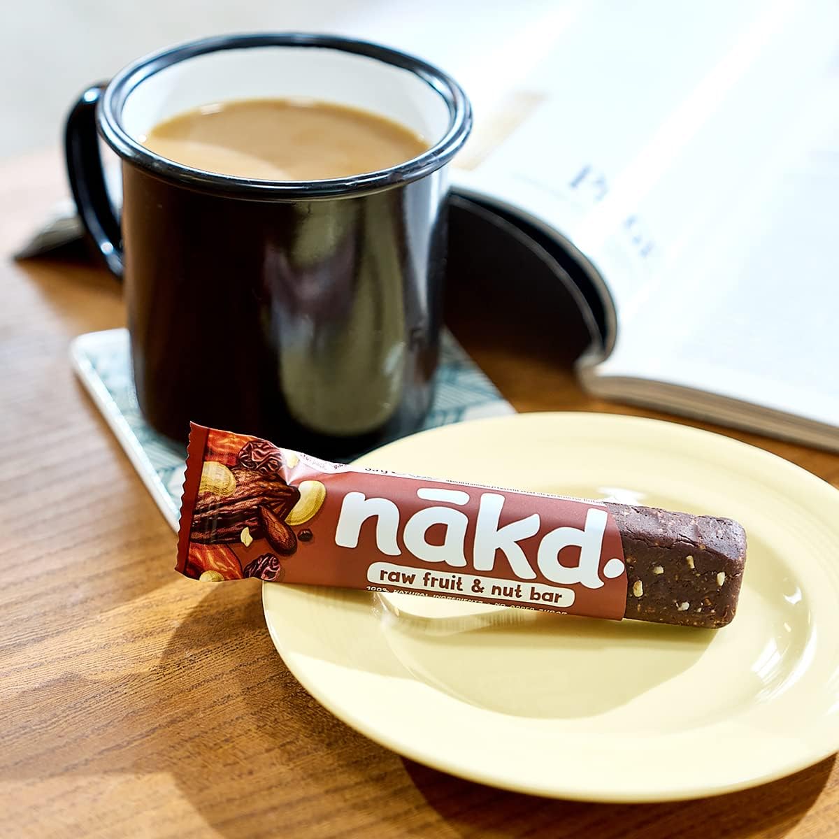 Nakd Kakao-Orange-Naturfrucht- und Nussriegel – Vegan, Glutenfrei, Ohne Zuckerzusatz – 12er-Pack