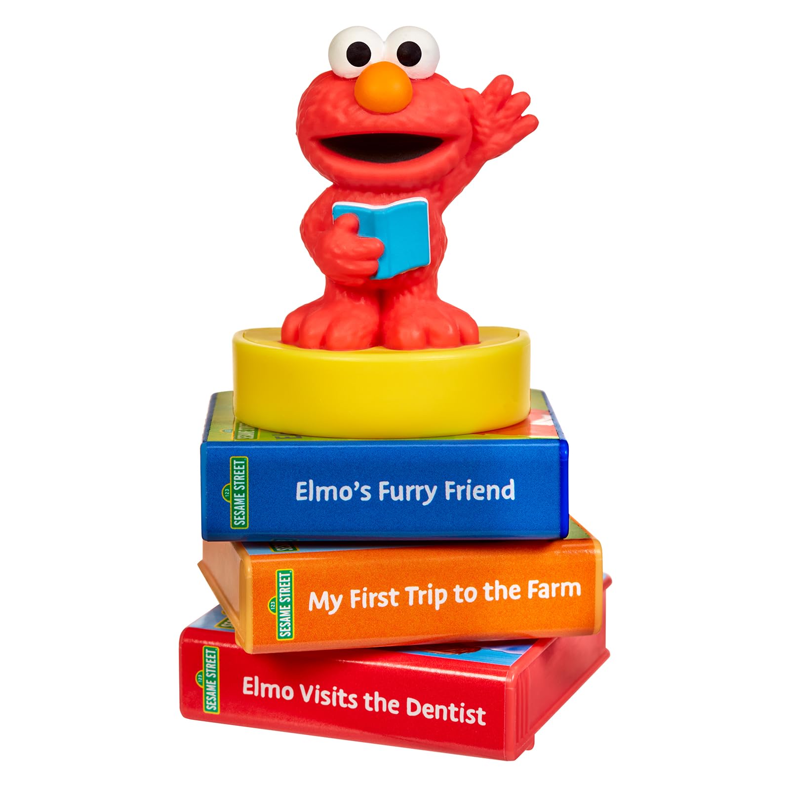 Little Tikes Story Dream Machine Sesamstraße-Elmo-Kollektion – 3 Bücher und 1 Audiofigur für Kinder ab 3 Jahren