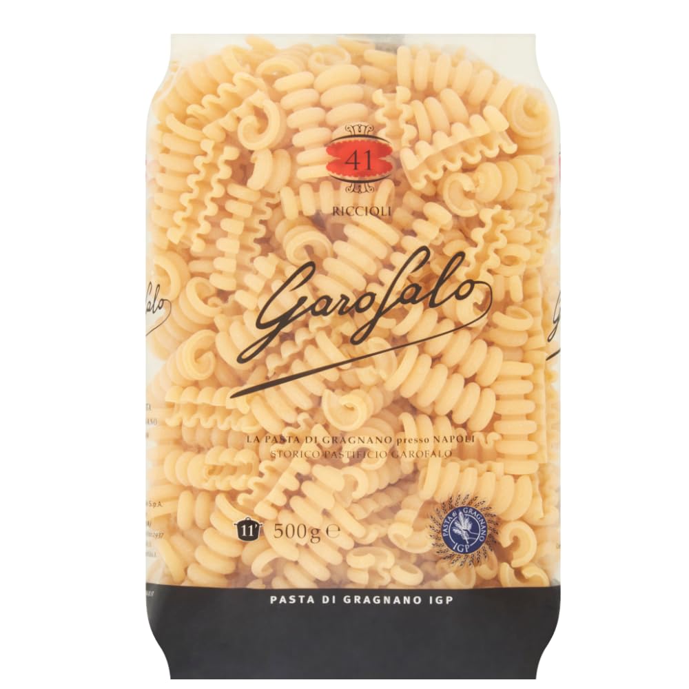 Garofalo Riccioli 500 g – Italienische kurze Pasta aus Hartweizengrieß