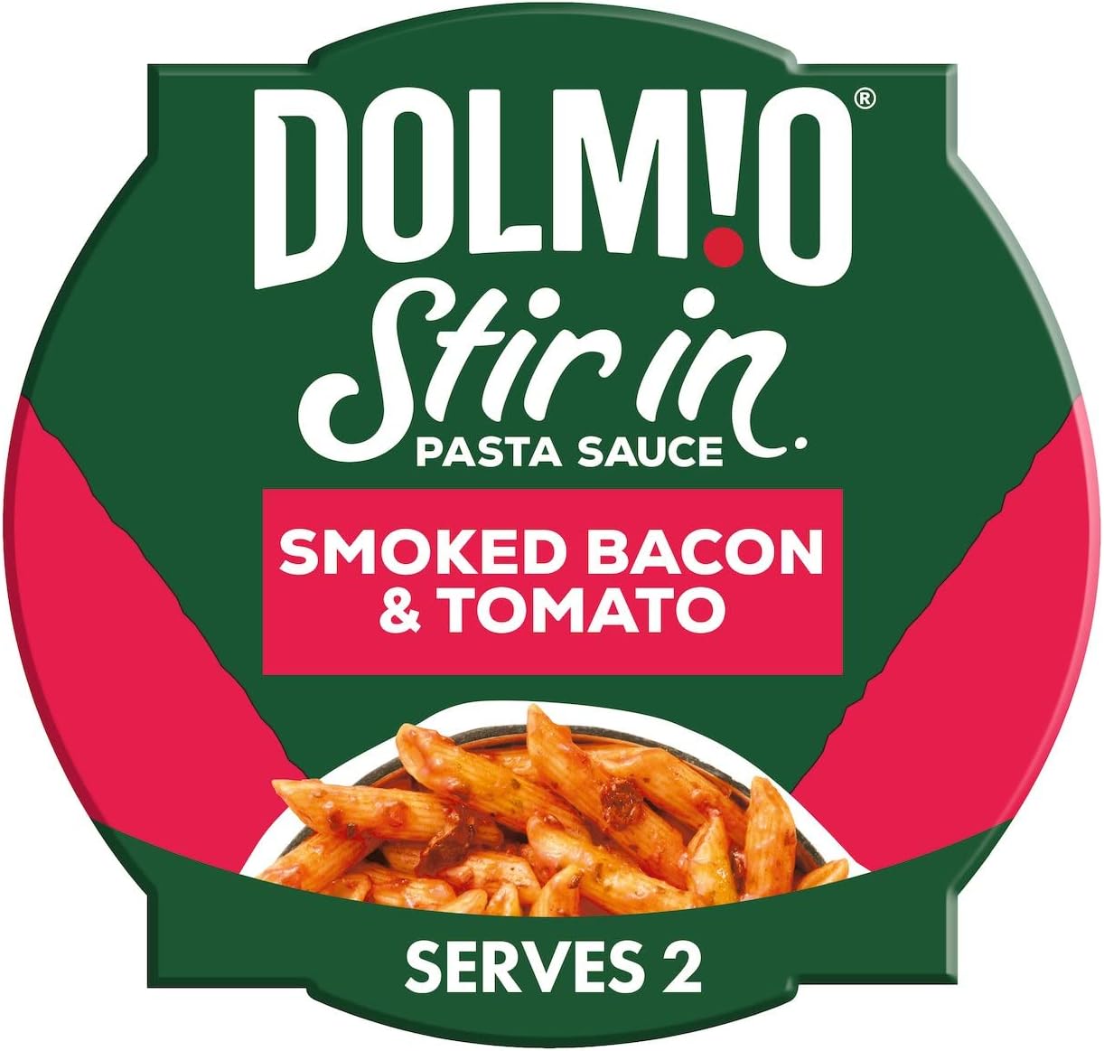 Dolmio Pastasauce mit geräuchertem Speck und Tomaten zum Einrühren, 7 x 150 g-Becher