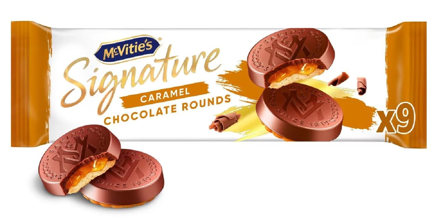 McVitie's Signature Karamell-Schokoladen-Runde Kekse (109 g)