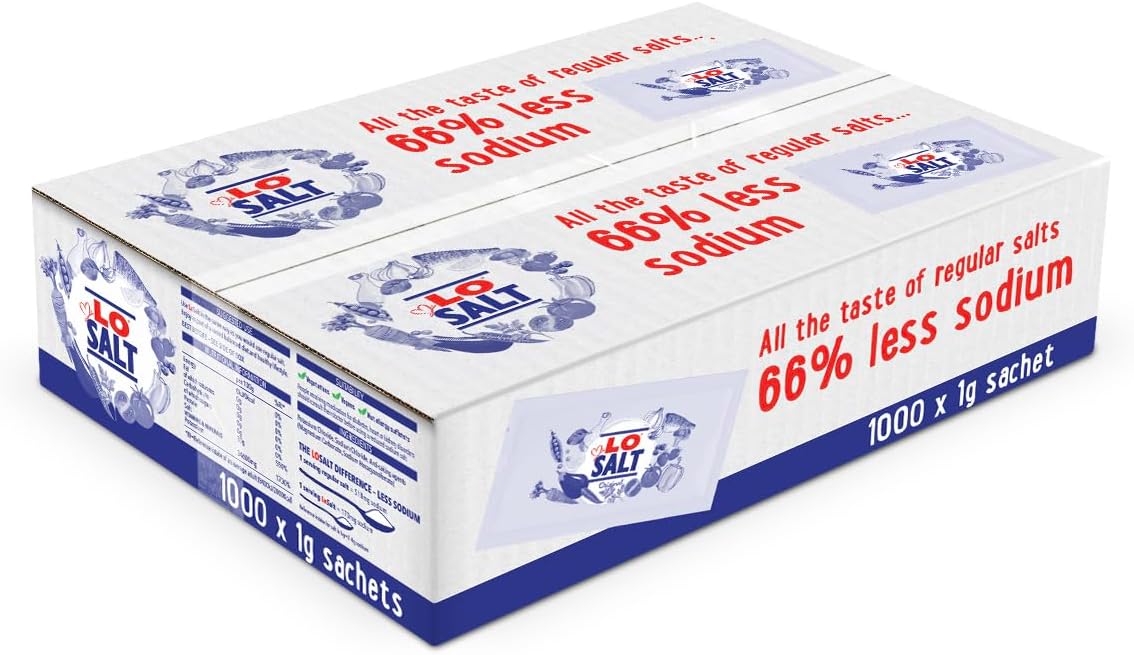 LoSalt 1-g-Beutel (1000er-Packung) – Natriumarme Salzalternative mit Kaliumchlorid