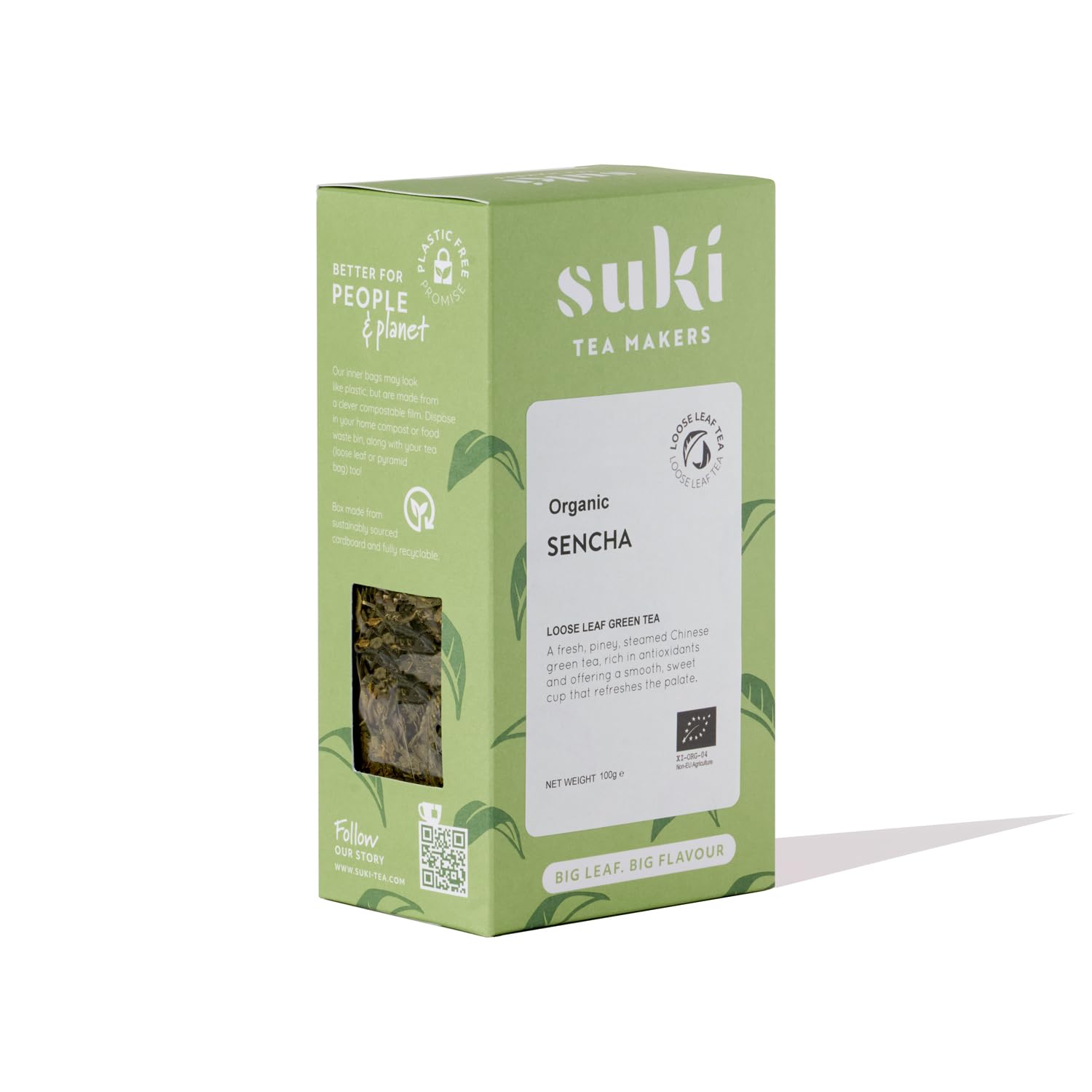Suki Tea Bio-Grüntee Sencha – 100 g loser Fairtrade-Tee