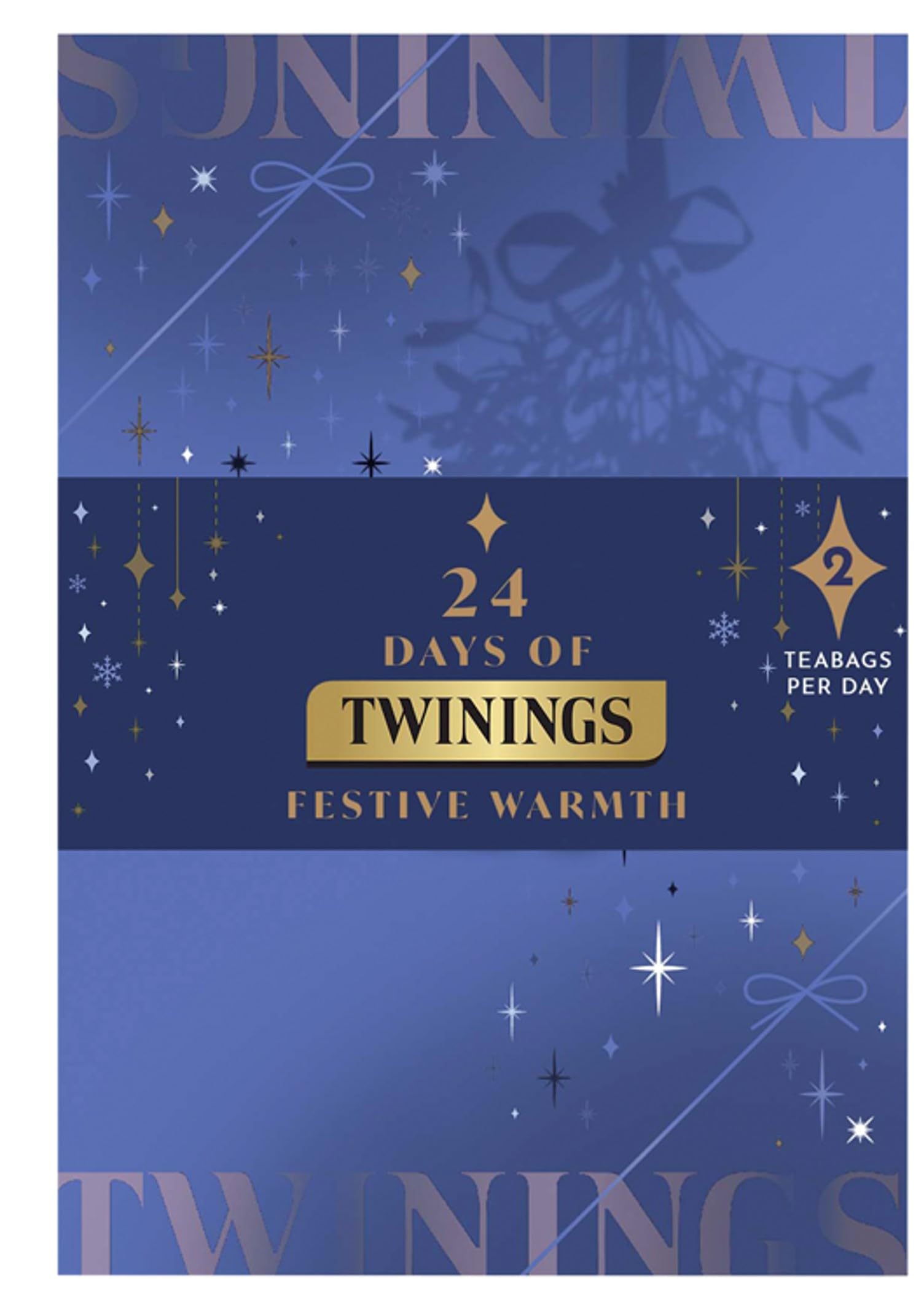 Twinings 24 Tage festliche Wärme Adventskalender 2024 – Premium-Teeauswahl