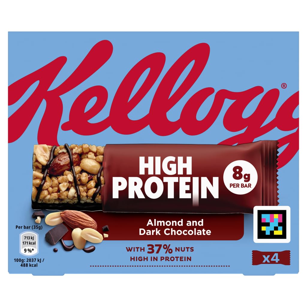 Kellogg's High Protein Snackriegel Dunkle Schokolade & Mandel 4x35g