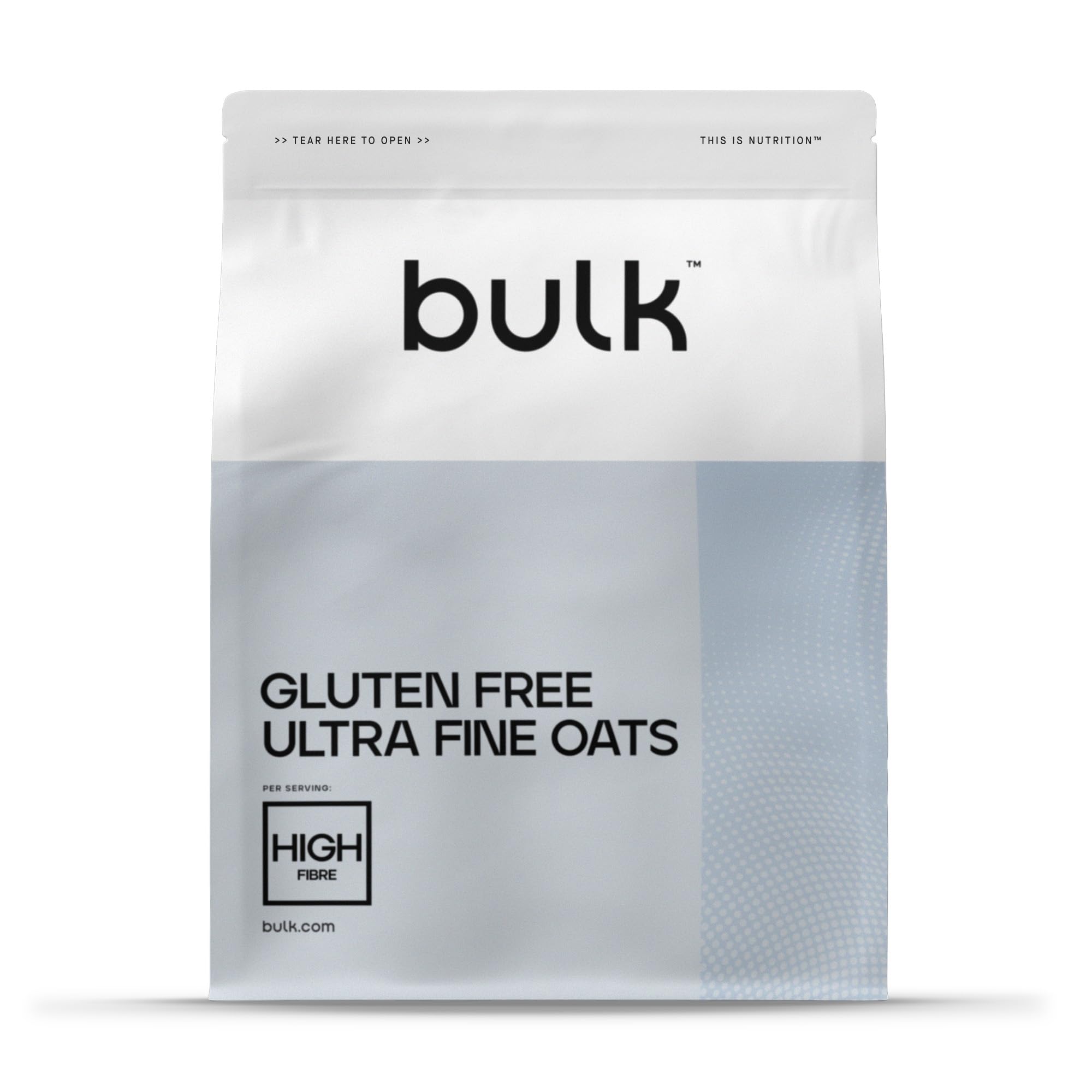 Glutenfreier, ultrafeiner Hafer, 1 kg – Hohe Energie, zuckerarme Kohlenhydratquelle