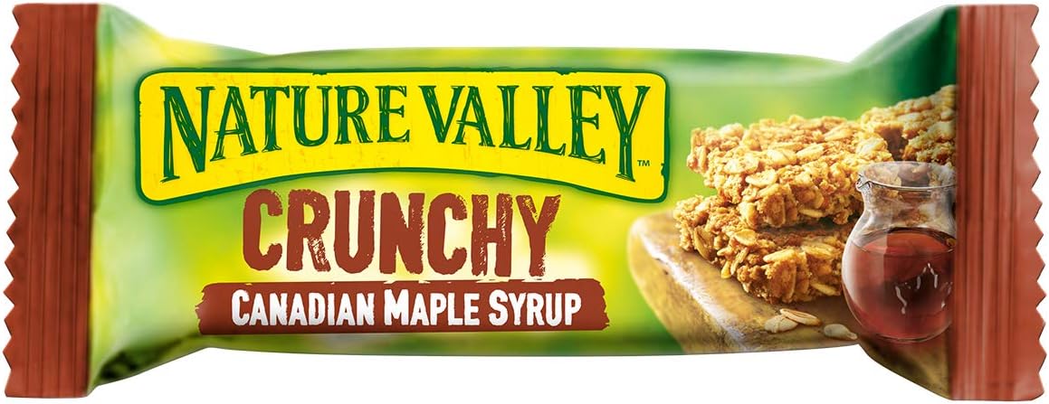 Nature Valley Knusprige Müsliriegel mit kanadischem Ahornsirup, 42 g (18er-Packung)