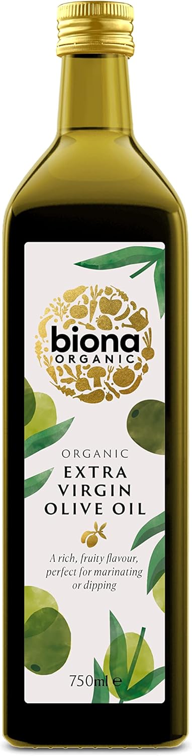 Biona Bio-Olivenöl extra vergine, 750 ml, kaltgepresst, recycelbares Glas