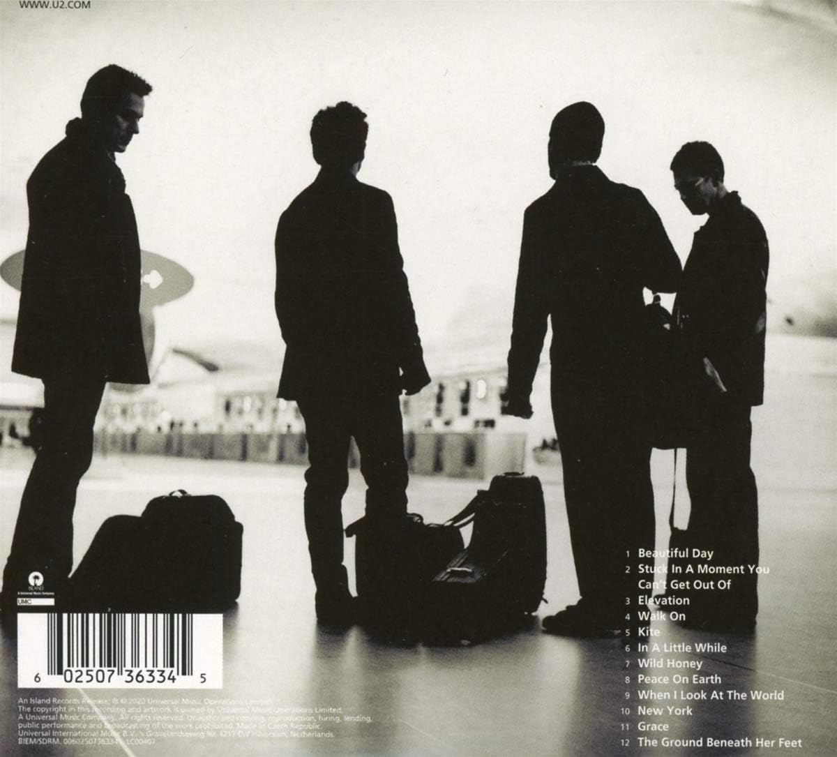 U2 – All That You Can’t Leave Behind (20th Anniversary Remastered Edition) Audio-CD