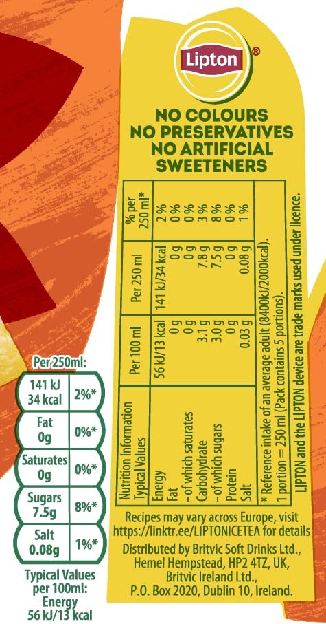 Lipton Eistee Pfirsichgeschmack 1,25L