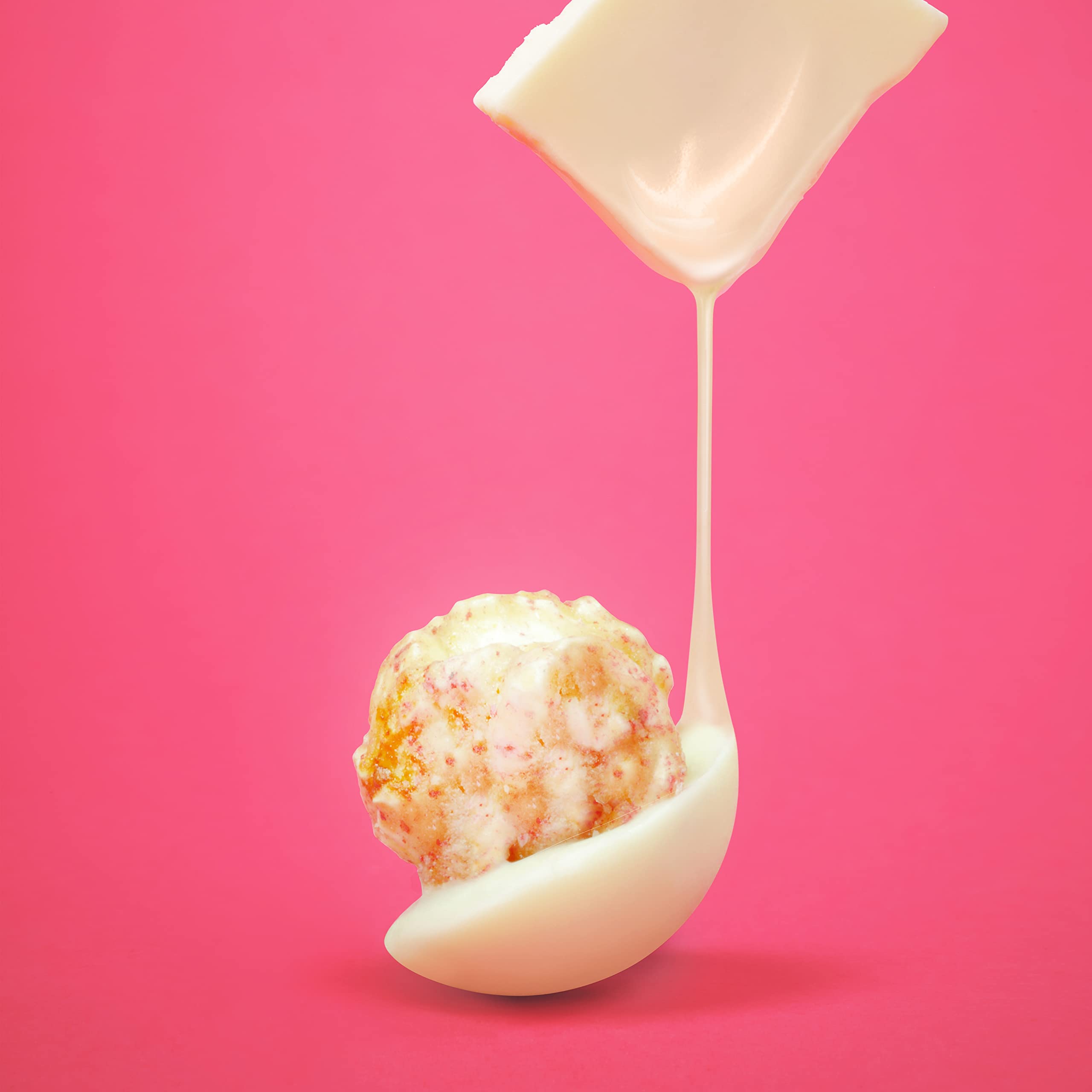 Joe & Seph's Popcorn-Häppchen mit weißer Schokolade und Himbeere (63 g)