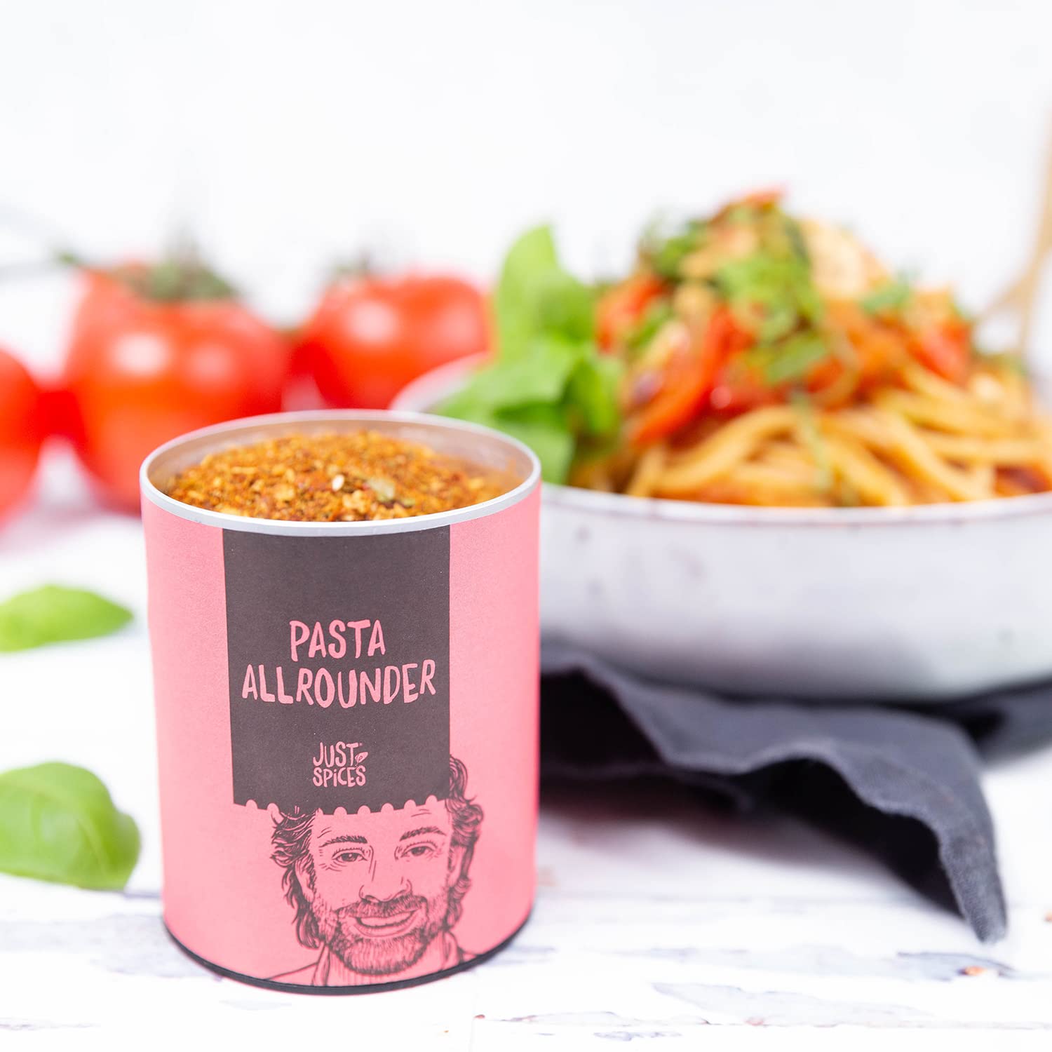 Just Spices Pasta Allrounder, 45 g – All-in-One italienisches Gewürz für perfekte Pastagerichte