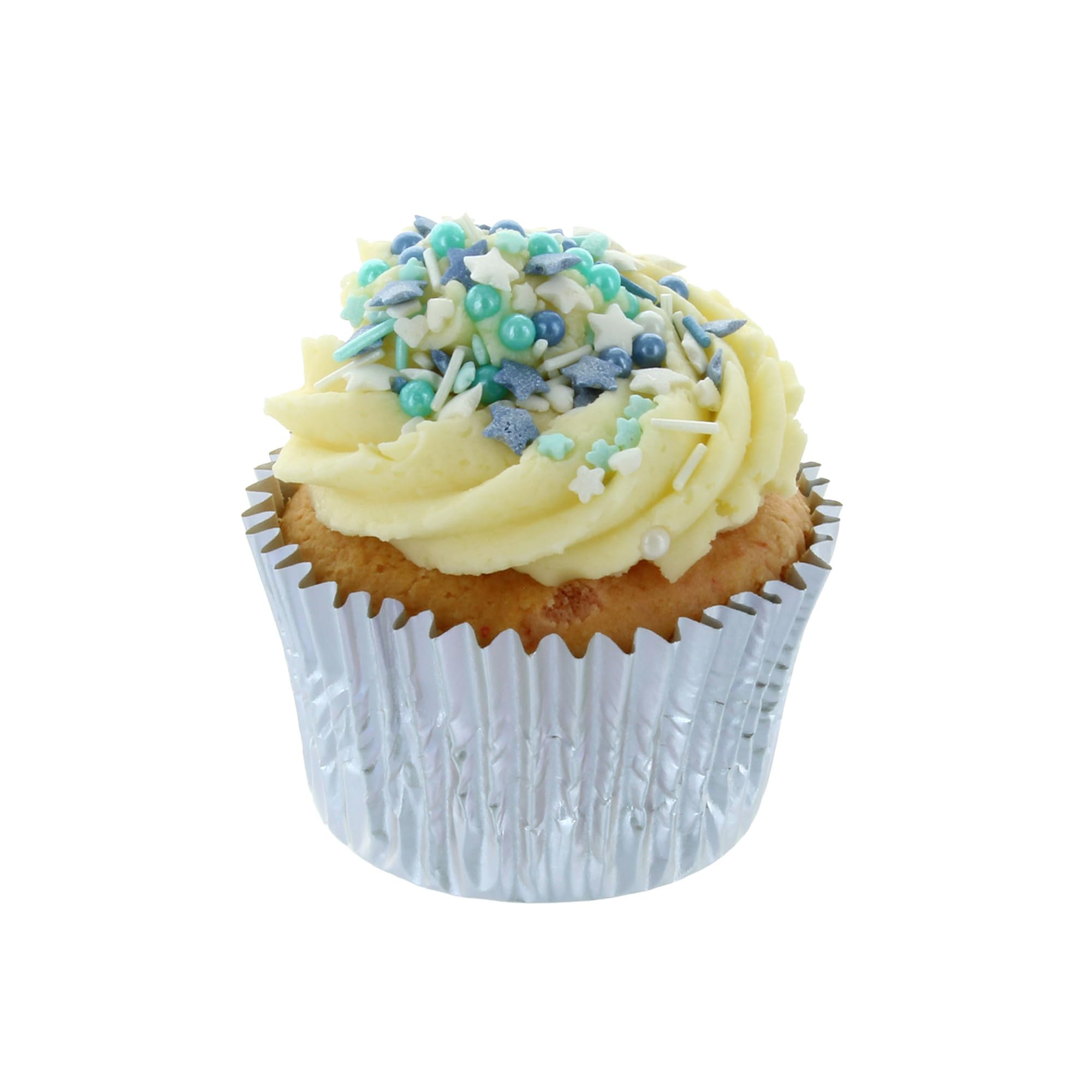 Mit Liebe gebacken – Party-Mix mit blauen Streuseln | 90 g wiederverschließbare Flasche