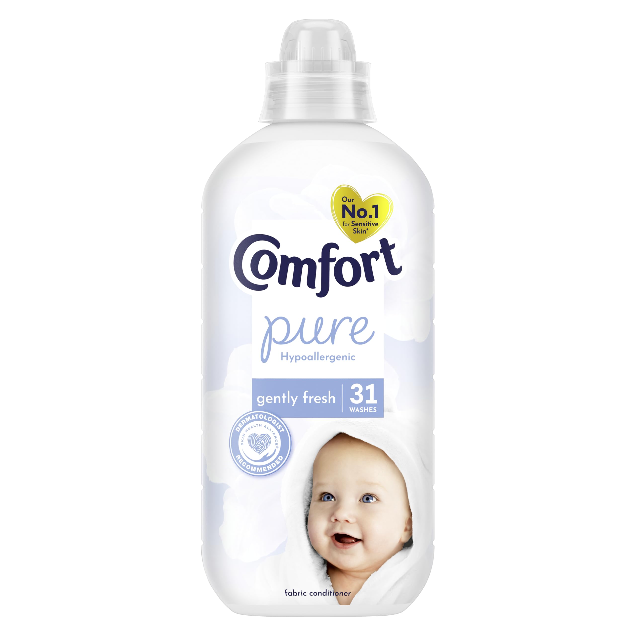 Comfort Pure Hypoallergener Weichspüler – Von Dermatologen empfohlen für empfindliche Haut