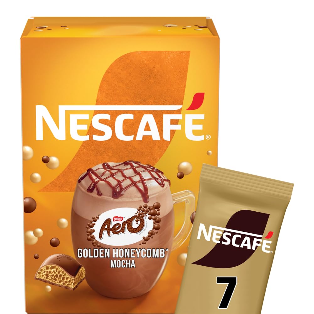 NESCAFÉ Aero Golden Honeycomb Mocha - 7 Beutel Instantkaffeegetränk