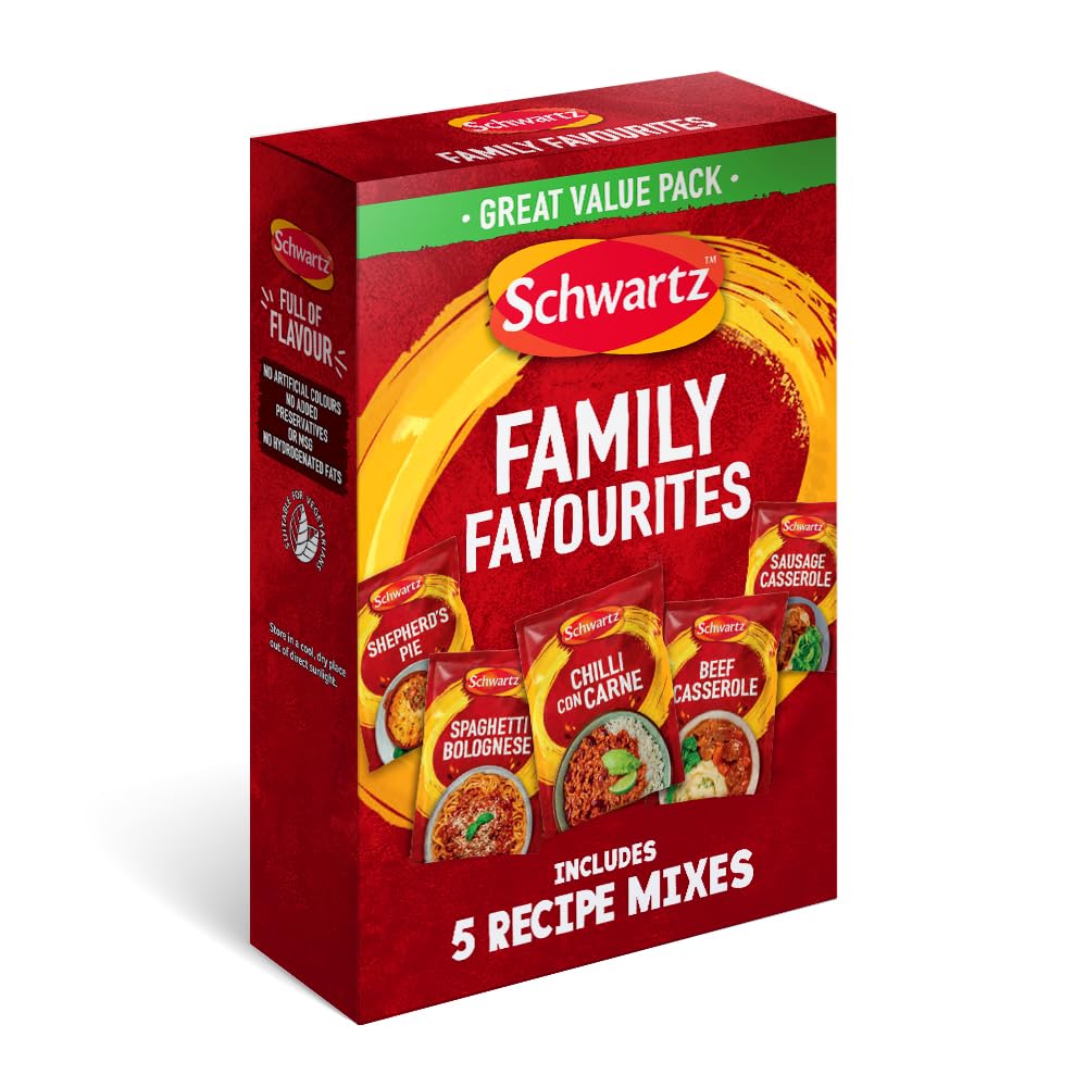 Schwartz - Family Favourites Rezept-Mix-Paket mit 5 Stück