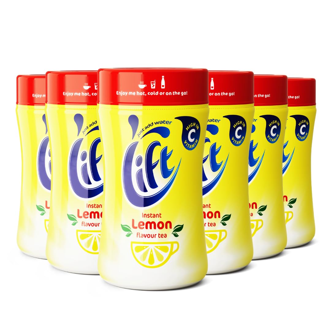 Lift - Instant-Tee mit Zitronengeschmack, 6 Gläser mit 165 g