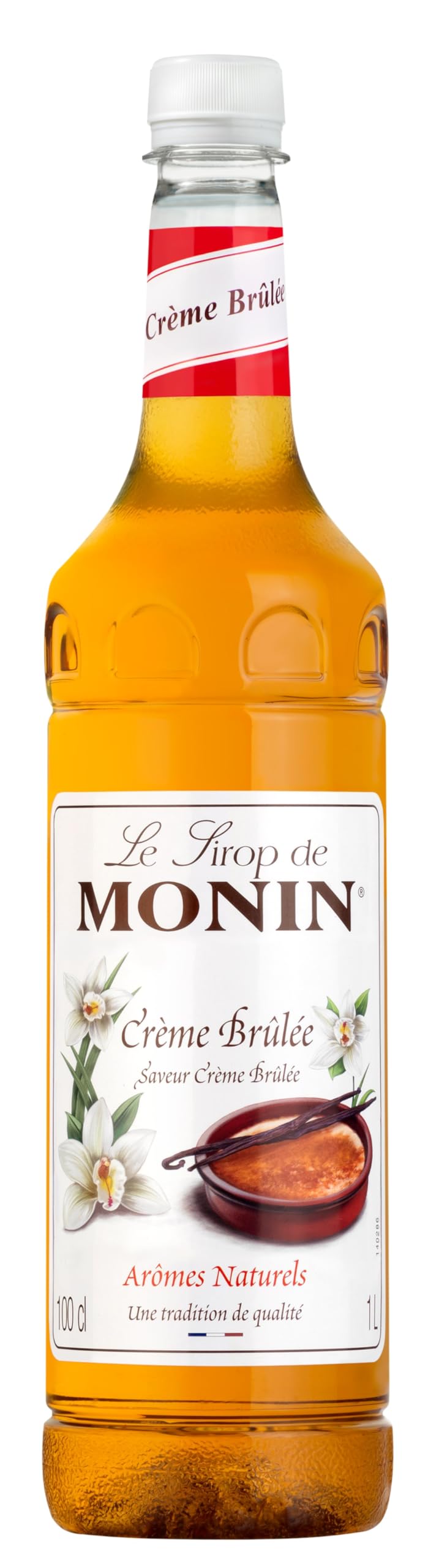 MONIN Crème Brûlée Sirup 1L – Vanillegenuss für Kaffee, Cocktails und Dessertgetränke