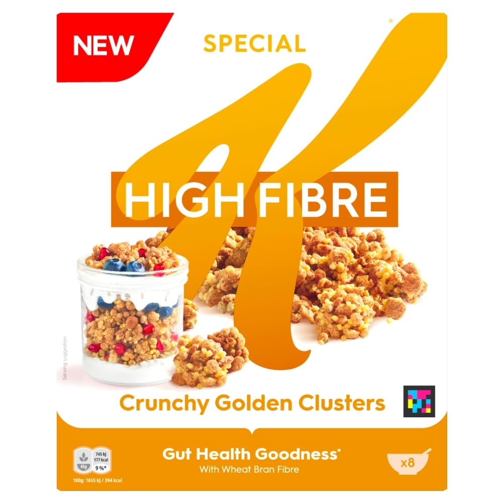 Kellogg's Special K Ballaststoffreiches, knuspriges Golden Clusters-Müsli, 360 g